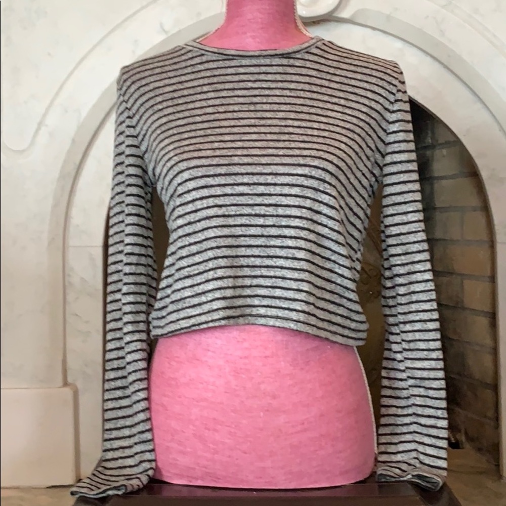 Pacsun striped crop top      Women’s size: XS